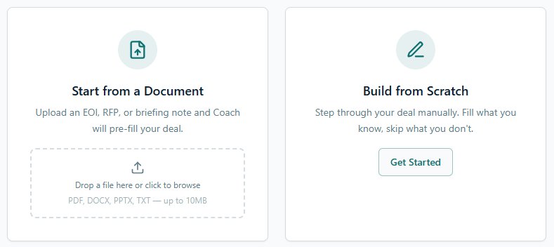 Symphony new deal creation — upload a document and AI extracts everything